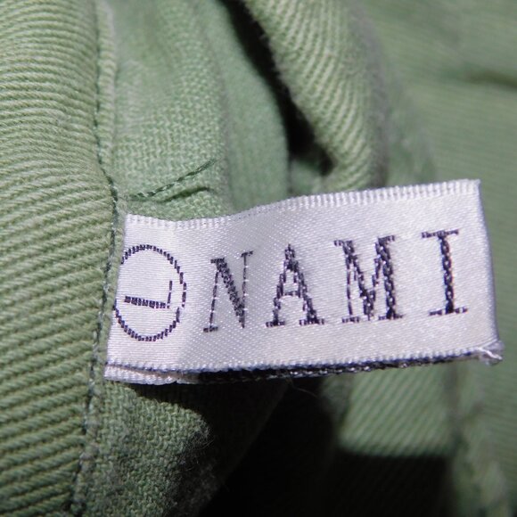 Mens L Green Denim Baby Fat Albert What's Up? Embroidered Long Sleeve Shirt - Picture 6 of 13